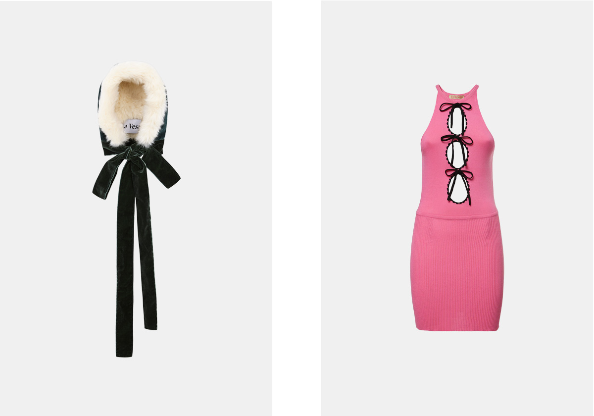 Carapuço Musgo, 3 115, La veste; vestido Eliana em algodão, € 325, Cormio.